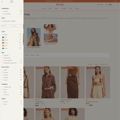 Shop-page