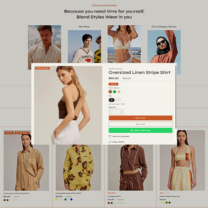 Shop-page