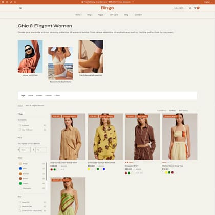 Shop-page