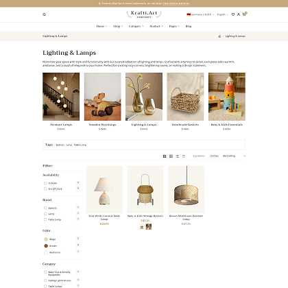 Shop-page