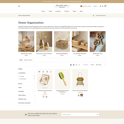 Shop-page